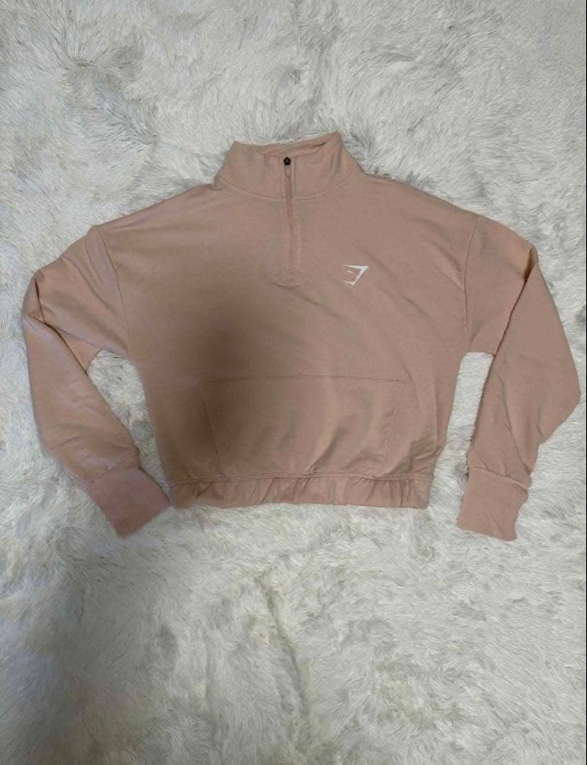  Xs ピンク ハーフジップ セットアップ