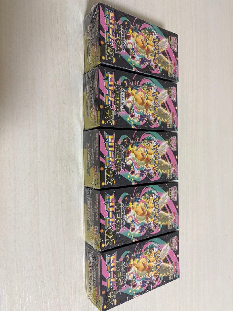 ポケモンカードゲーム MEGA ドリームEX シュリンク付き 5BOX