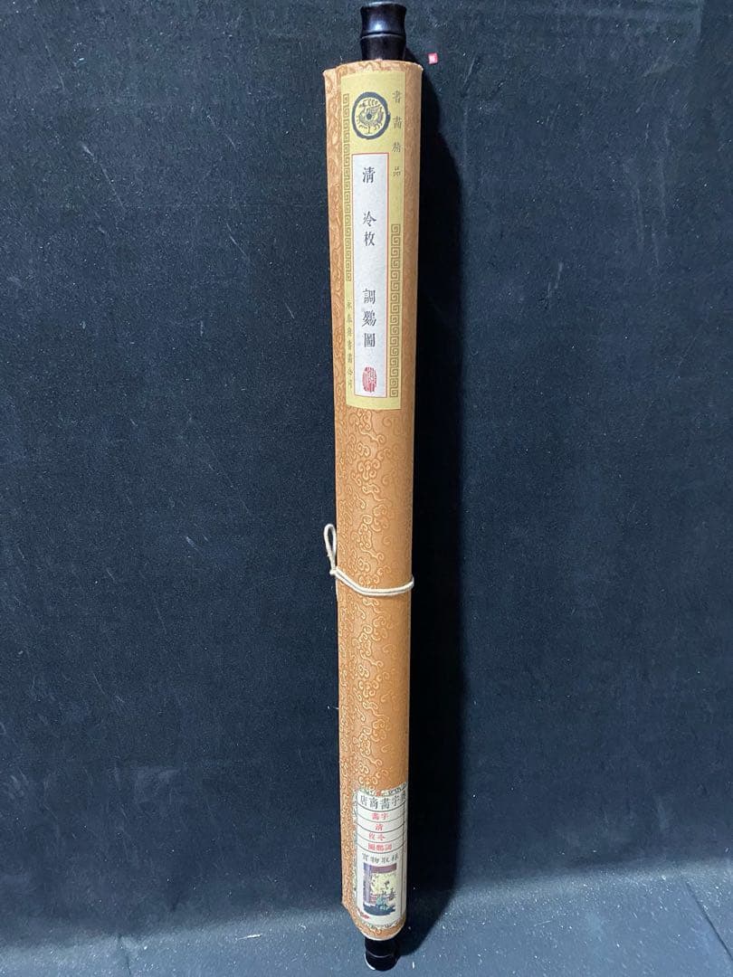 冷枚 调鹦图 中国画 掛け軸 水墨画 和室 玄関 茶室 壁掛け 美術品