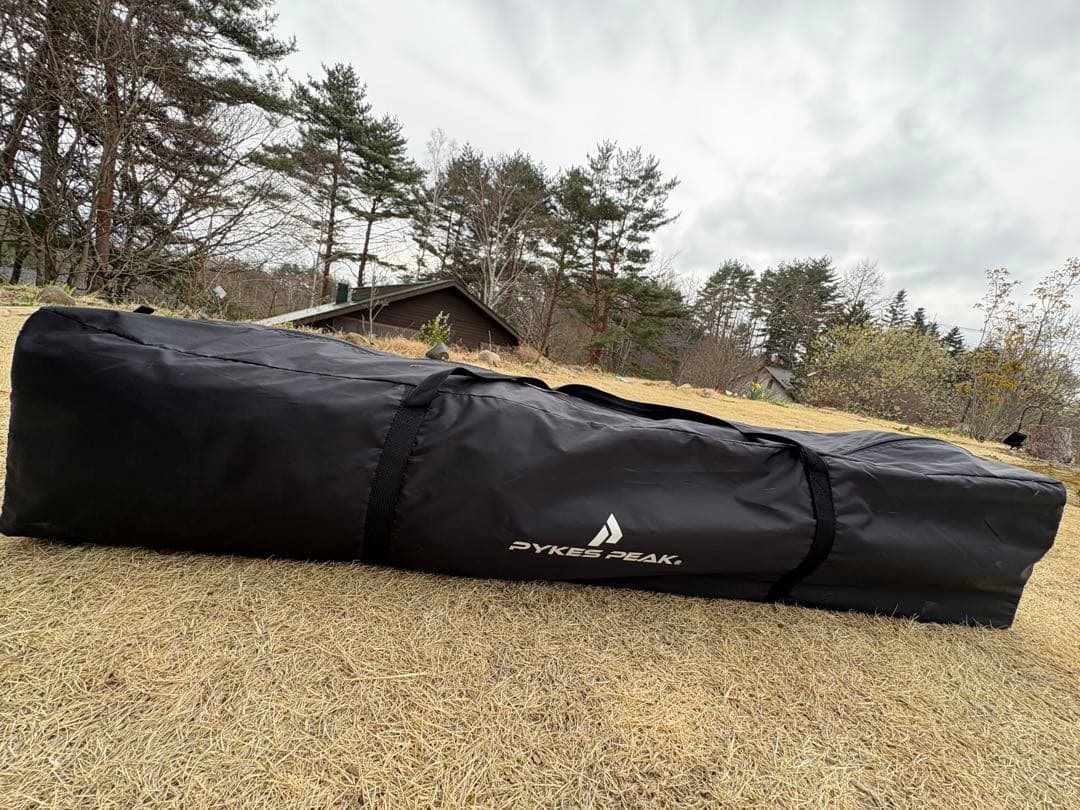 パイクスピークワンタッチ タープテント 3m×3m サイドシート付き