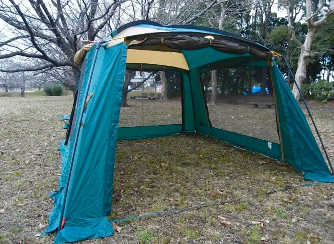 【極美品】コールマンテント ラウンドエアスクリーン400 ★フルクローズ可能★