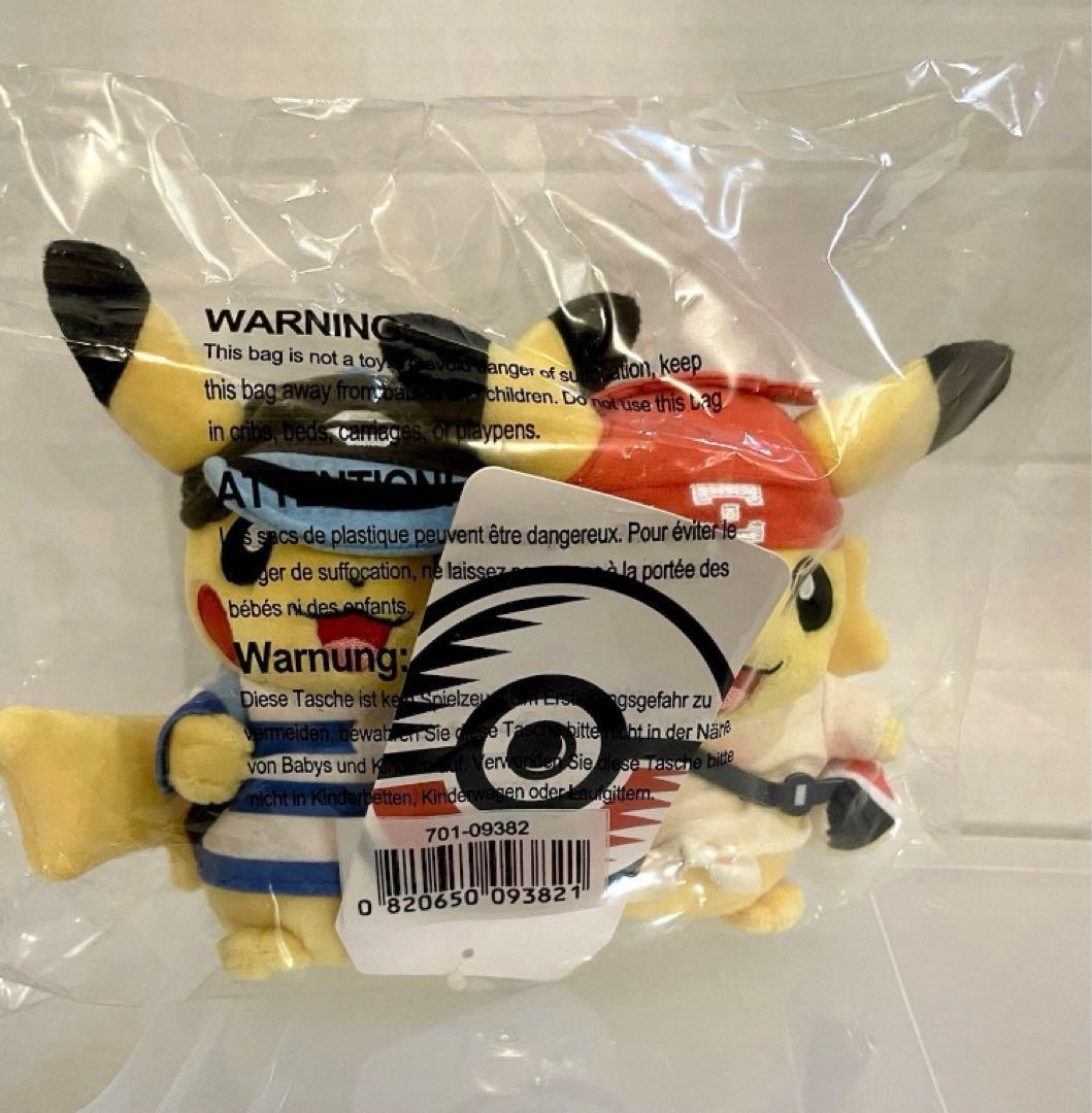 【米国限定】ポケモンセンター 25周年 ピカチュウ ペア ぬいぐるみ ポケセン
