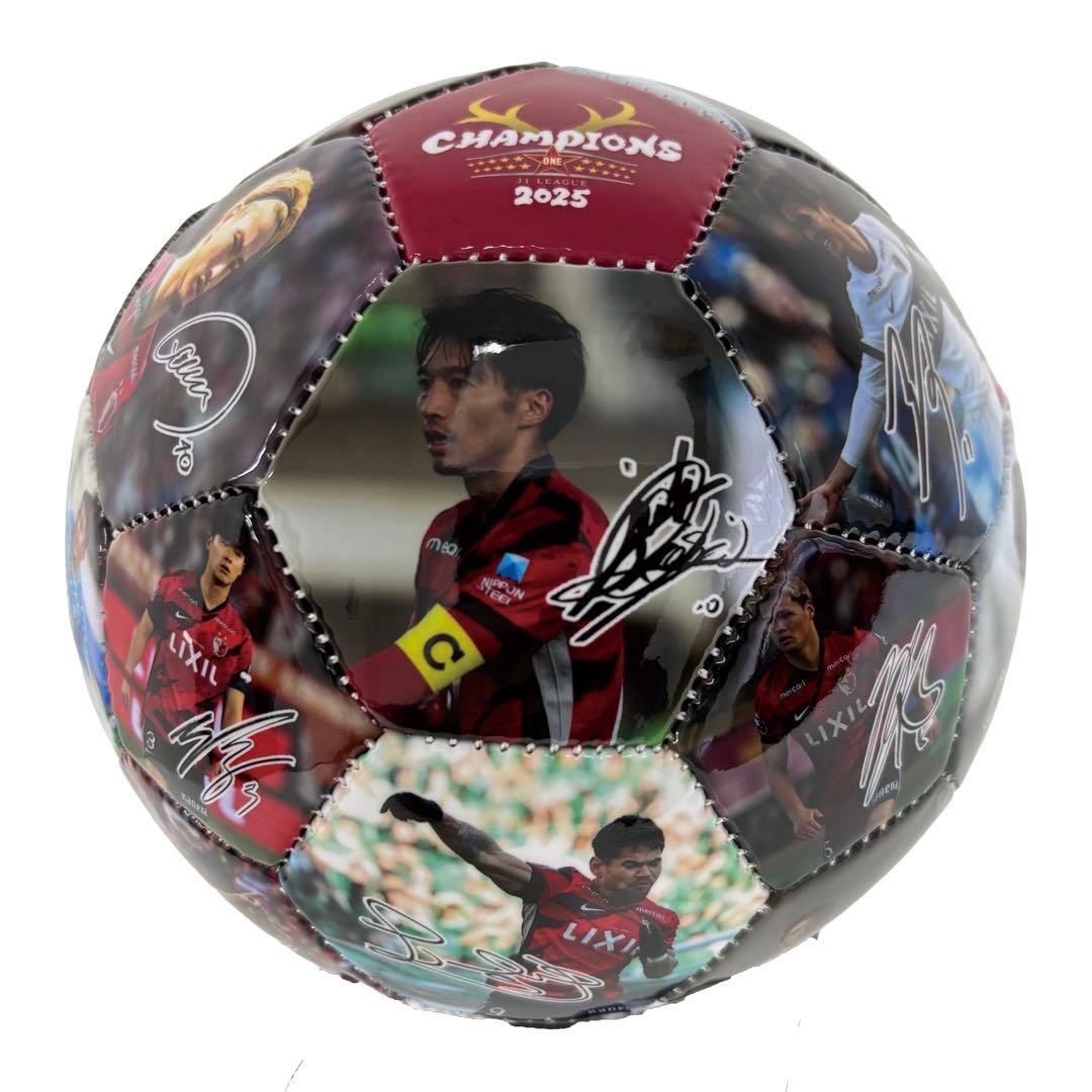 鹿島アントラーズ 2025年J1リーグ優勝記念プリントボール（3号球）【未開封】