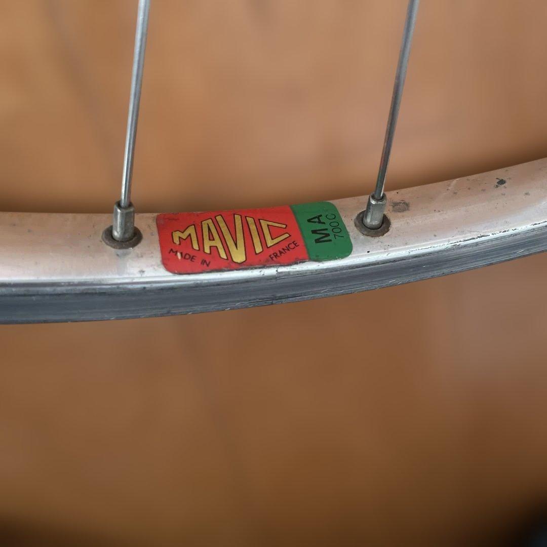 手組みホイール　130幅　10速まで　リムブレーキ　mavic 105