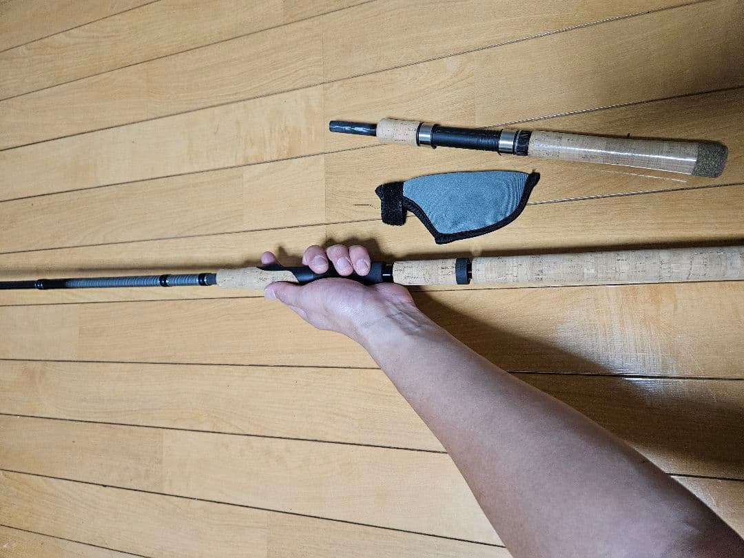 USシマノ STC MINI TELE SPIN 210M 社外替えグリップ有り