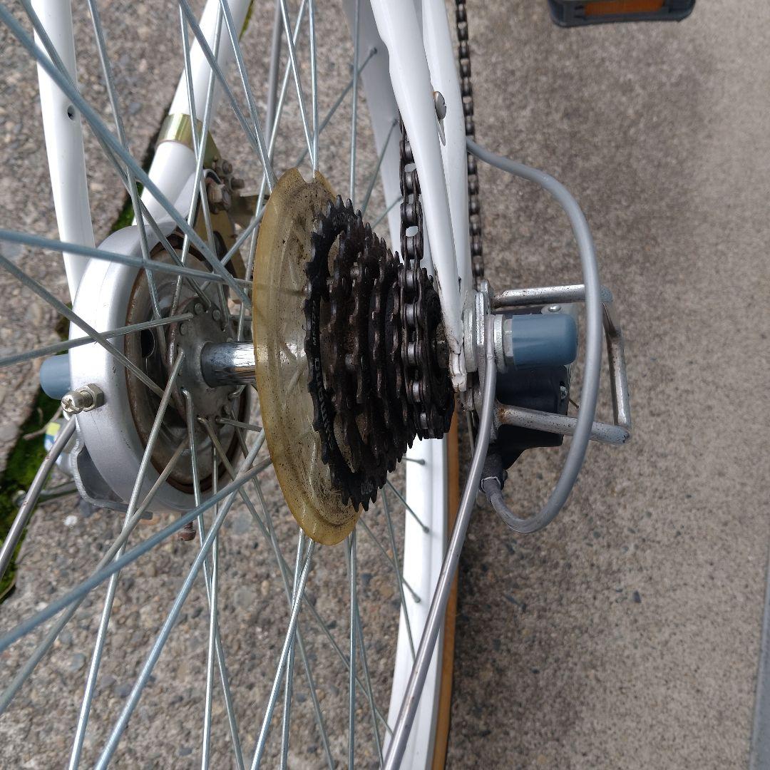【引取限定】24インチ自転車(カゴ付き)　新潟県