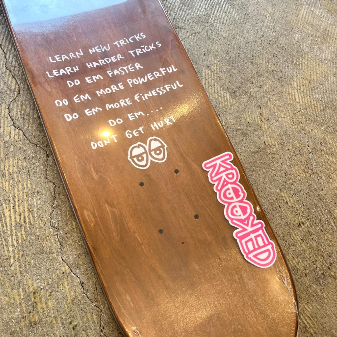新品 KROOKED TEAM BIRD DECK キッズサイズ 7.3 inc