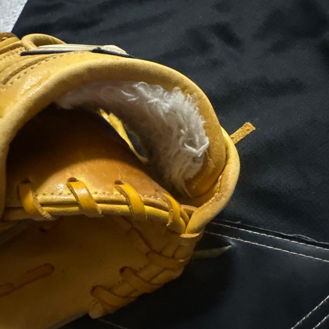 美品【左利き用】MIZUNO★少年用グローブ★グローバルエリートRG★専用袋付き