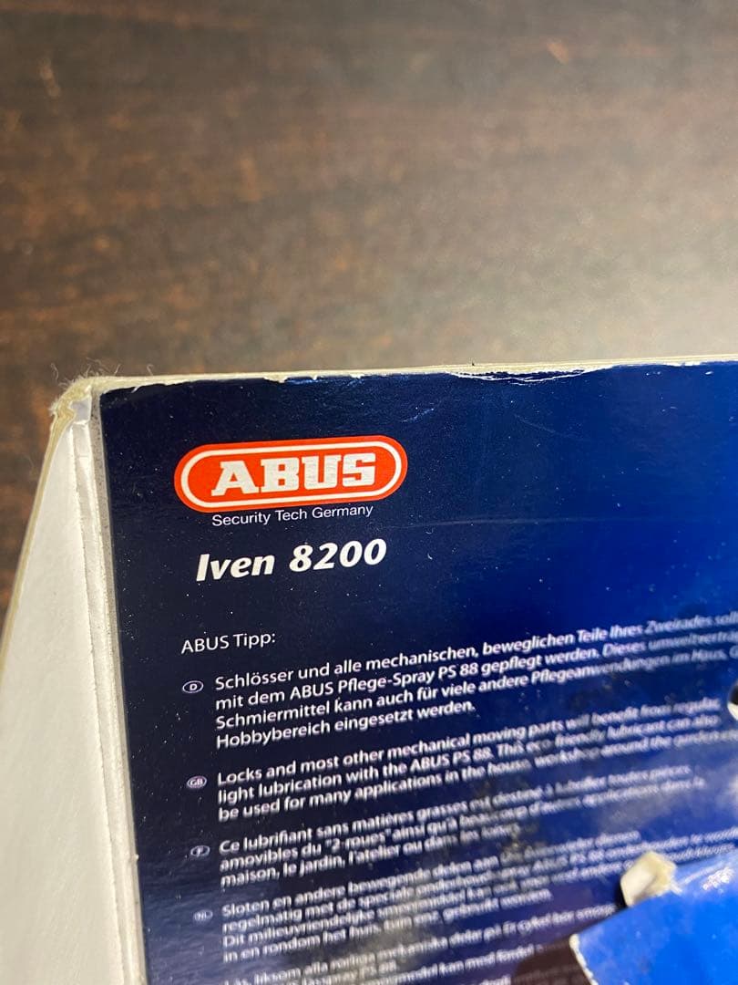 新品 ABUS アブス Iven8200 スチールリンクロック