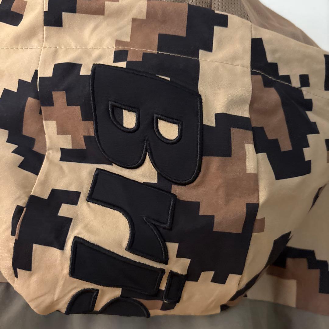 エフシーアールビー プラクティス フーデッド ジャケット ベージュ L