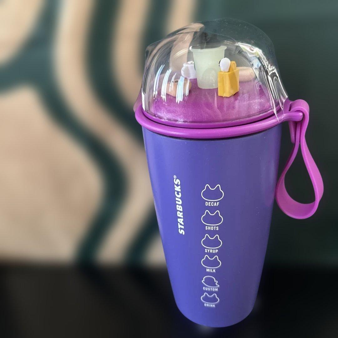 2025 スタバ ハロウィン カップシェイプステンレスボトルキャット355ml