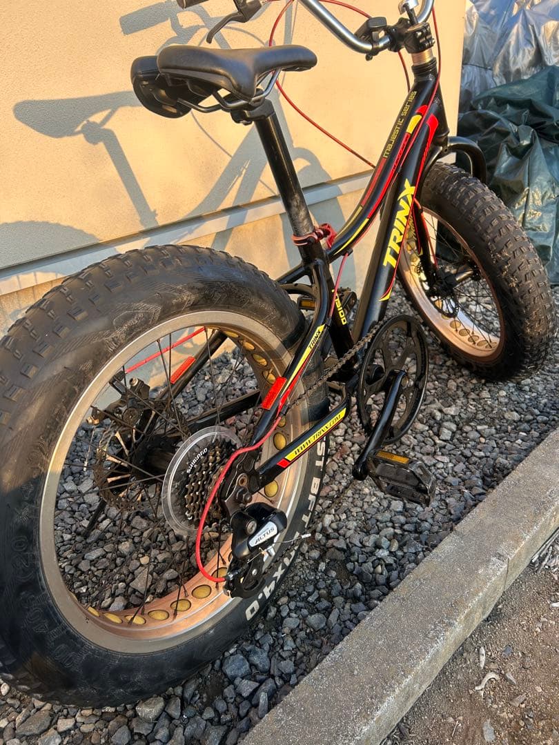 【埼玉引き取り限定】自転車ファットバイク　TRINX改造