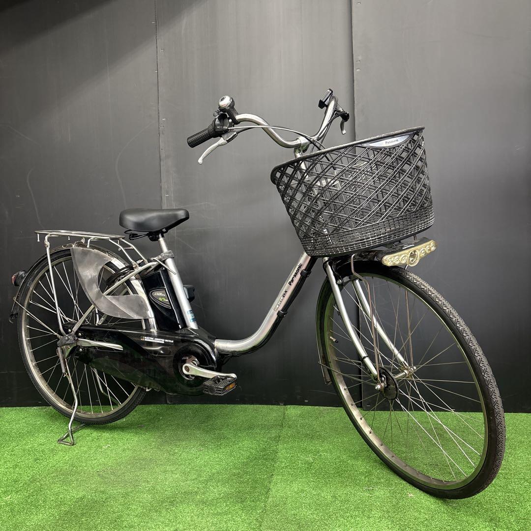 電動自転車 Panasonic Lithium vivi DX シルバー　61★