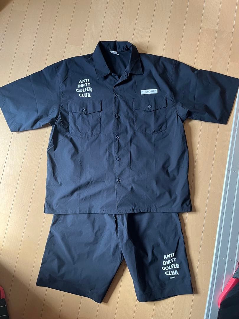 nopoint ゴルフ　セットアップ　ネイビー　XL
