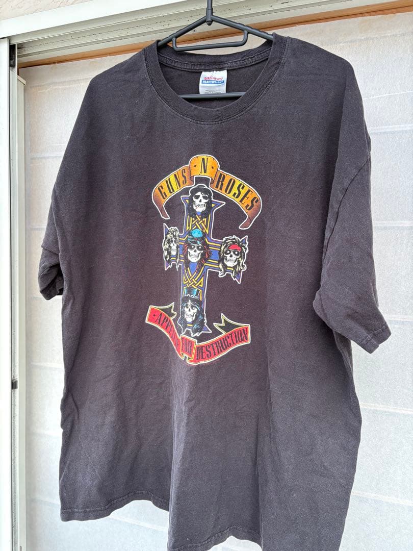 Guns N' Roses クロスデザイン Tシャツ