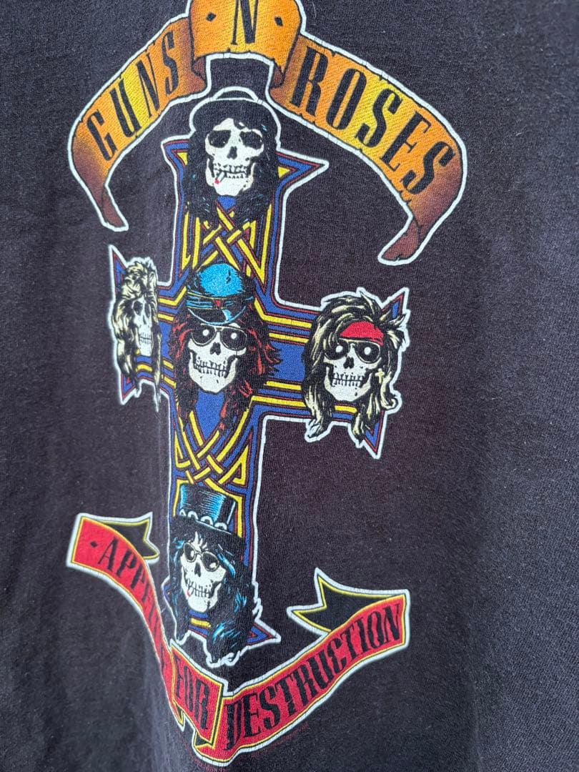 Guns N' Roses クロスデザイン Tシャツ