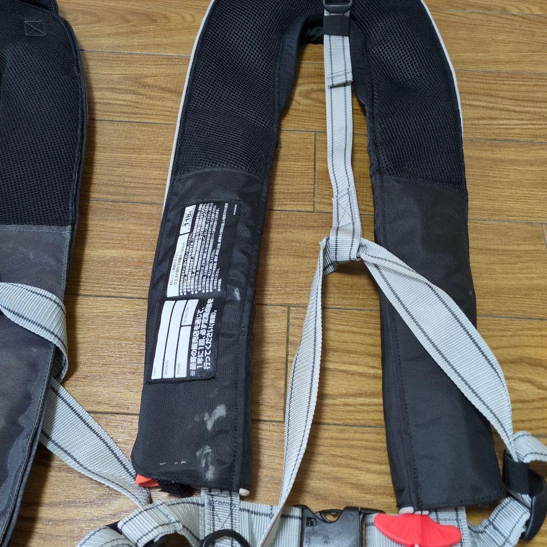 SHIMANO ライフジャケット PULL 3 グレー ブラック2個セット
