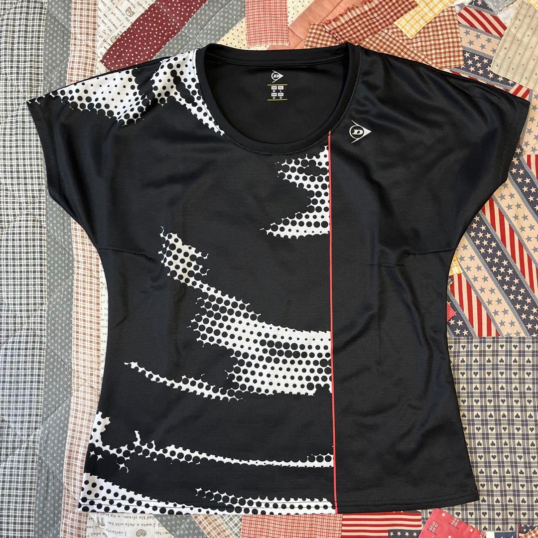 お値下げしました！ダンロップドットパターン ブラック Tシャツ