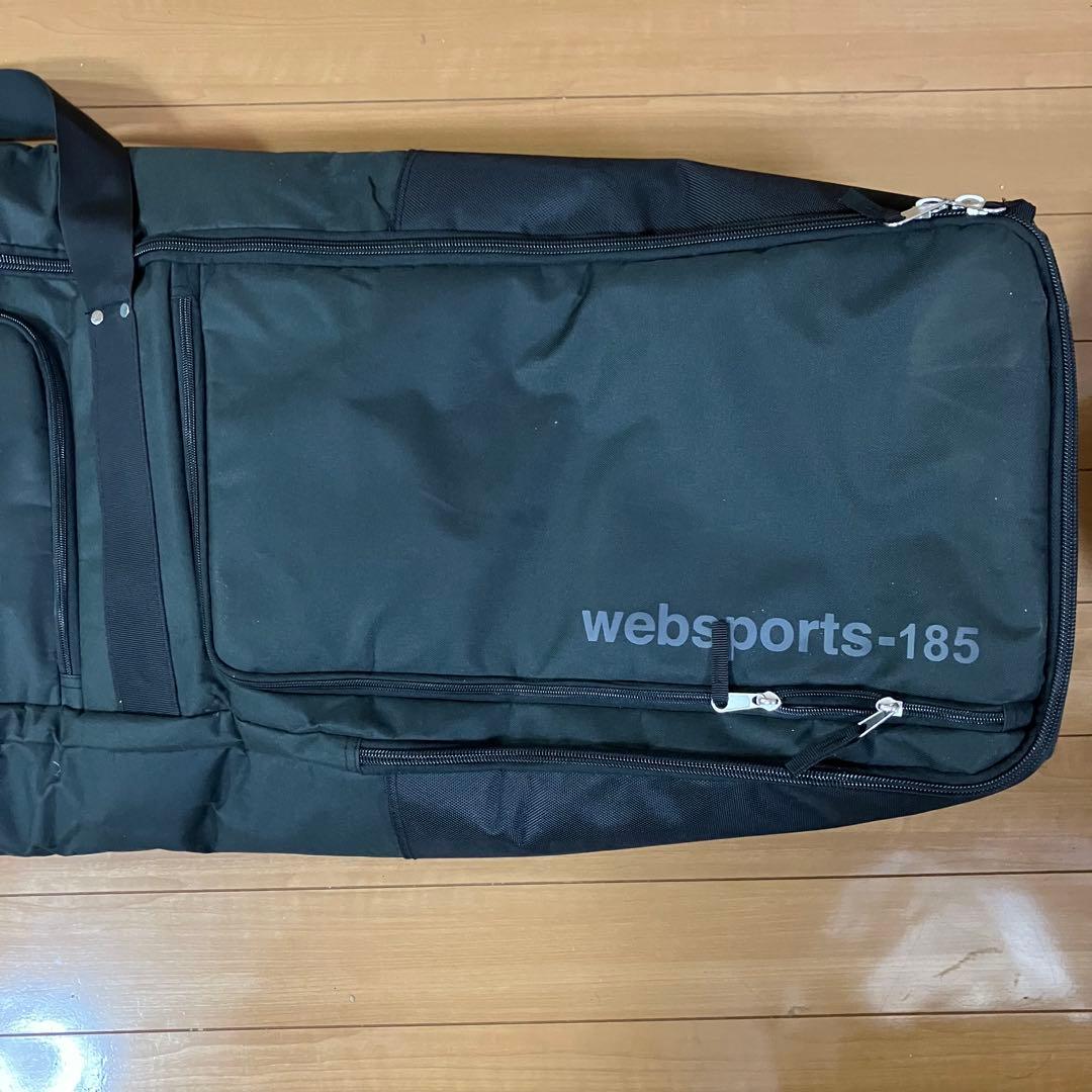 スノーボード・スキーケース websports 185センチ キャスター付