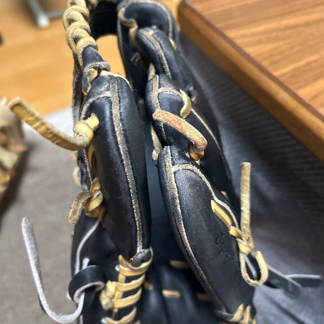 ZETT PRO STATUS 軟式野球用グローブ 黒