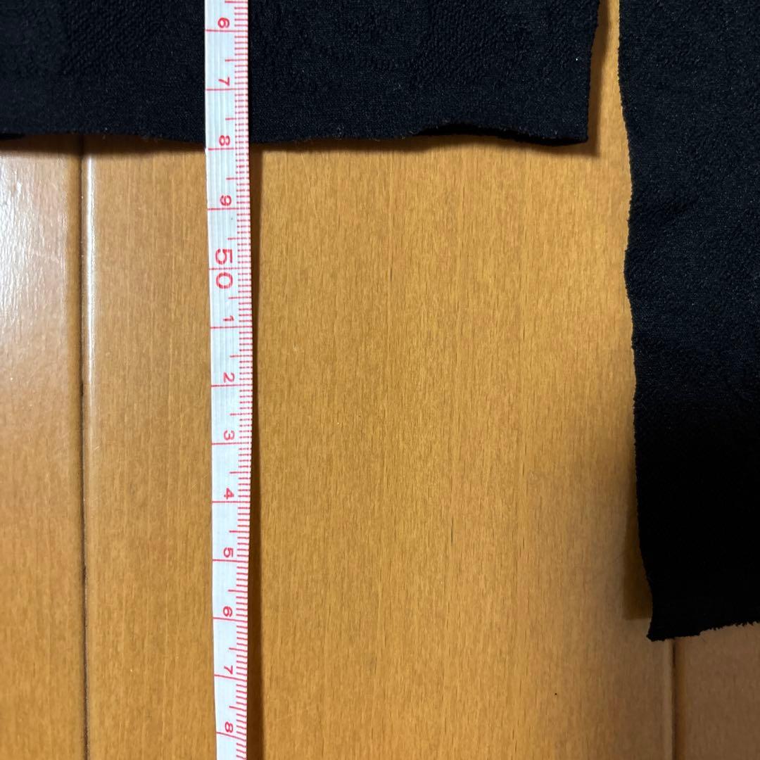 値下げ！美品！着用２回のみ！チャコット前後2way長袖ノーソーイングニット黒