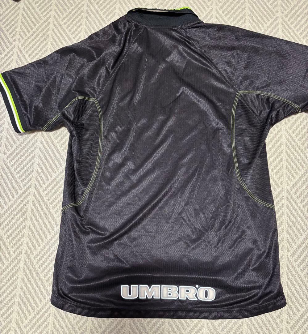 98 マンチェスターユナイテッド サード ユニフォームSHARP 黒 UMBRO