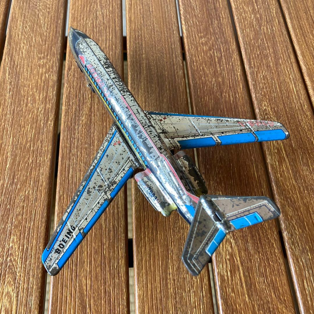 TS68 ヴィンテージ ユナイテッド航空 ボーイング727 ブリキ 飛行機