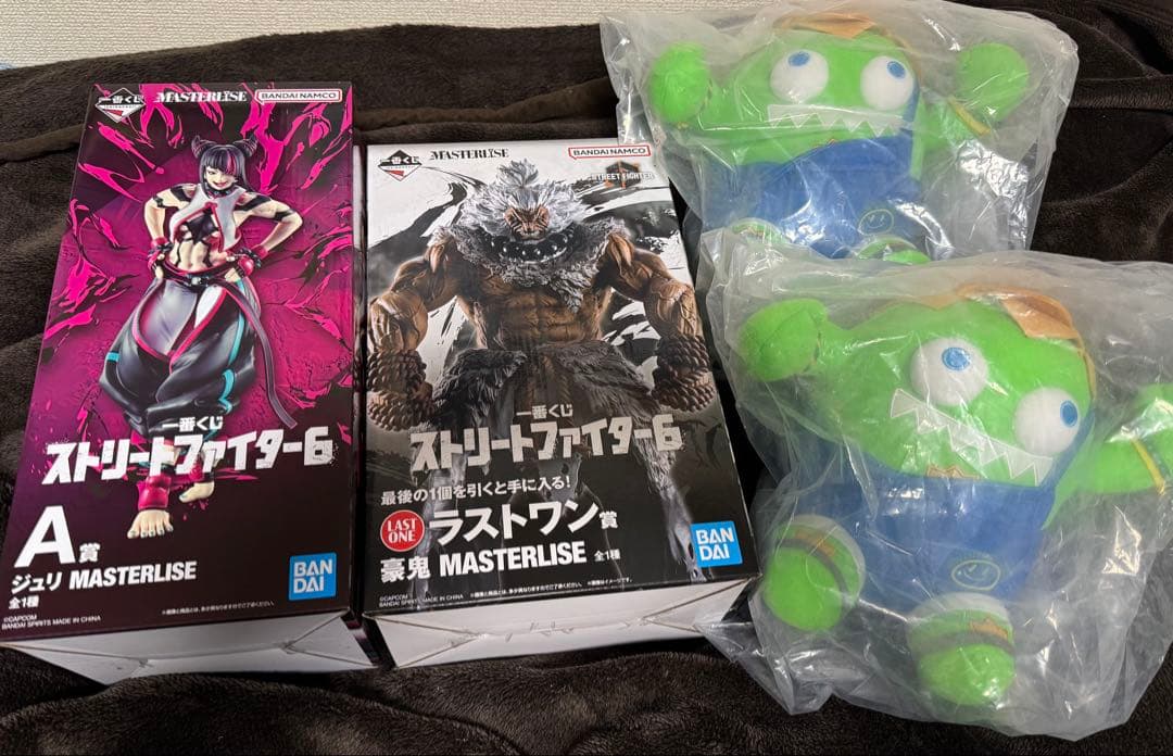 一番くじ　ストリートファイター6 A賞ジュリ、ラストワン賞豪鬼フィギュア他セット