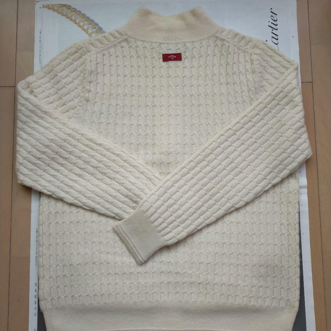 Callaway カシミヤ セーター M アイボリー