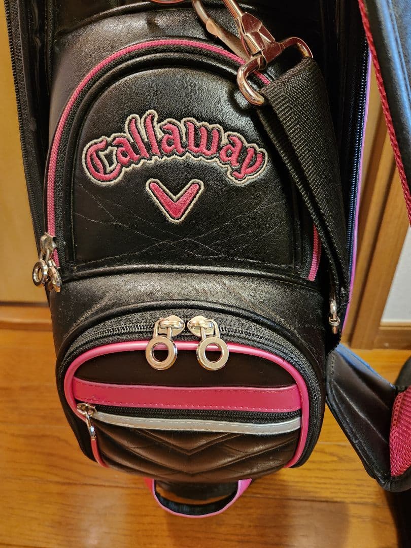 Callaway キャディバッグ 黒/ピンク　レディース