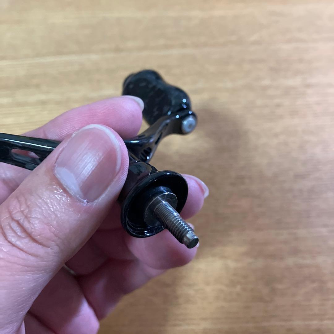 極上美品　ゴメクサス　鍛造カーボン　82mmダブルハンドル　シマノ　スタンド