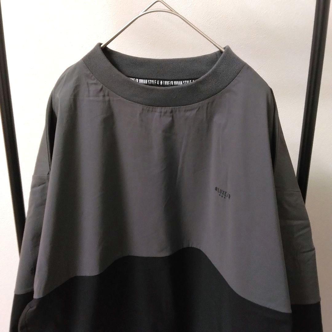 [サンプルSALE /D379 ] LUXE/R ナイロン布帛プルオーバー