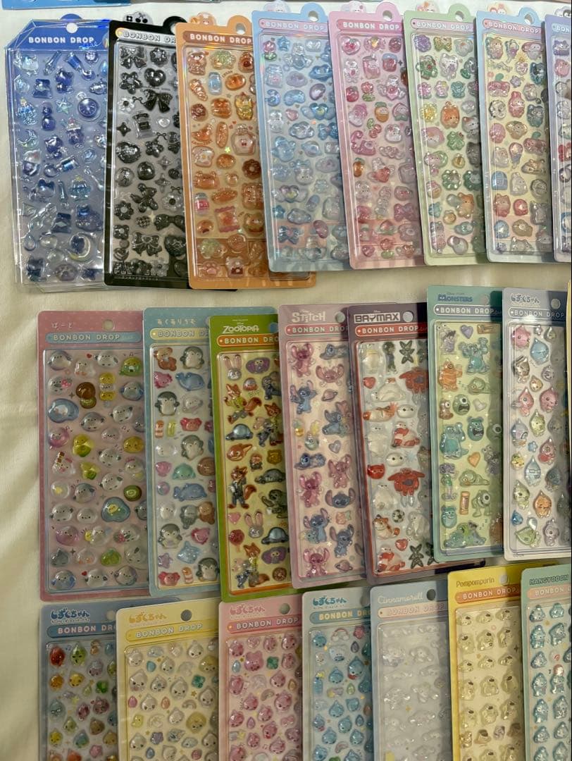 ボンボンドロップシール ボンドロ うるちゅる 等シール まとめ売り 計55点