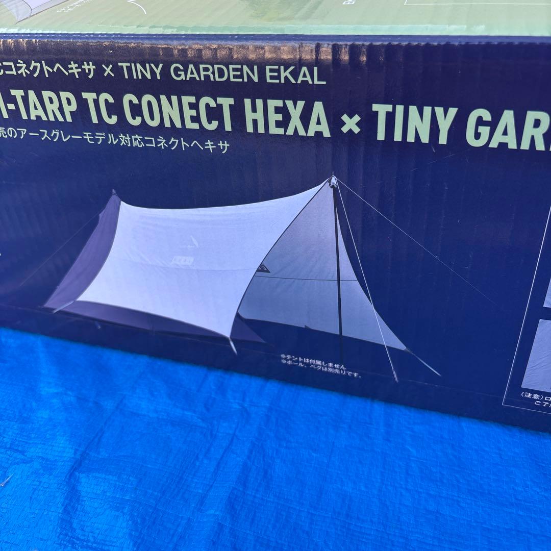 テンマクデザイン　焚火タープTCコネクトヘキサ×TINY GARDEN EKAL