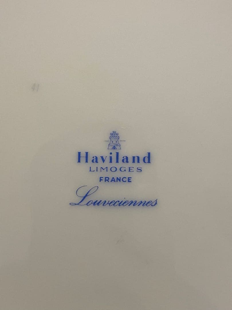 S*R様 Haviland Limoges Louveciennes プレート