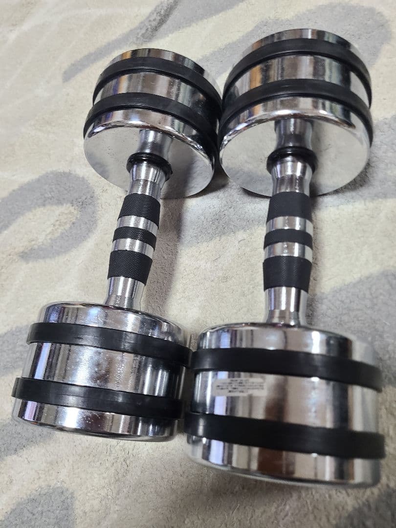 クロームダンベル 9kg × 2個セット コアブレード 筋トレ　 トレーニング