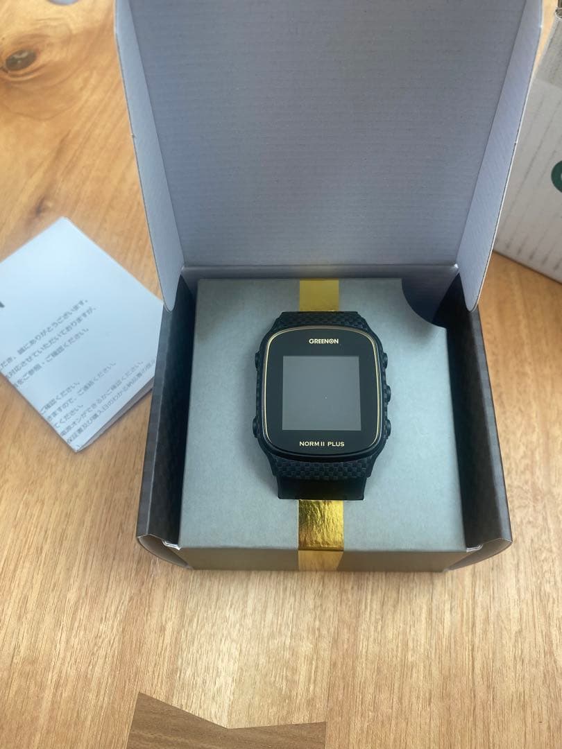 美品 GreenOn グリーンオン ノルムⅡプラス ブラック 距離計 GPS