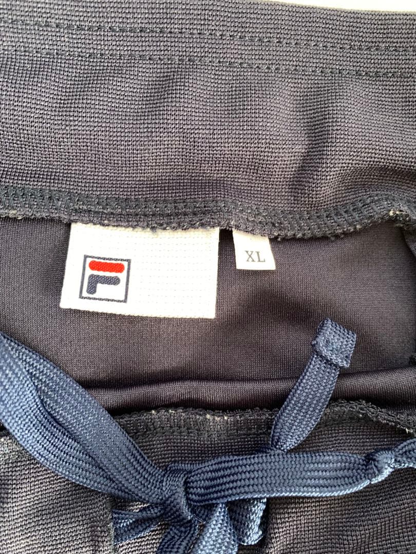 FILA フィラ テニス ウェア スコート セット XL ネイビー　ベージュ