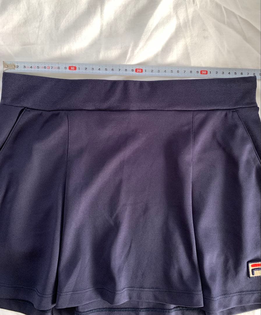 FILA フィラ テニス ウェア スコート セット XL ネイビー　ベージュ