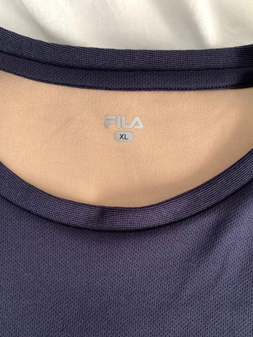 FILA フィラ テニス ウェア スコート セット XL ネイビー　ベージュ