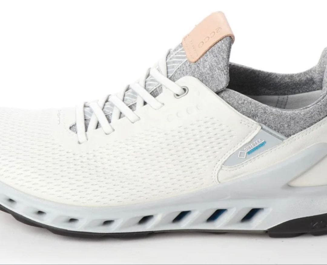 新品タグ付き　ECCO ゴルフシューズ 25.5cm ホワイト