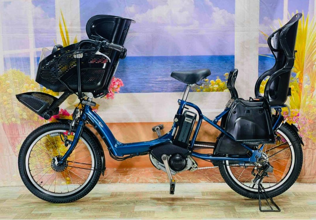 ヤマハパスキス⭐️人気モデル！子供乗せ電動アシスト自転車Y2996