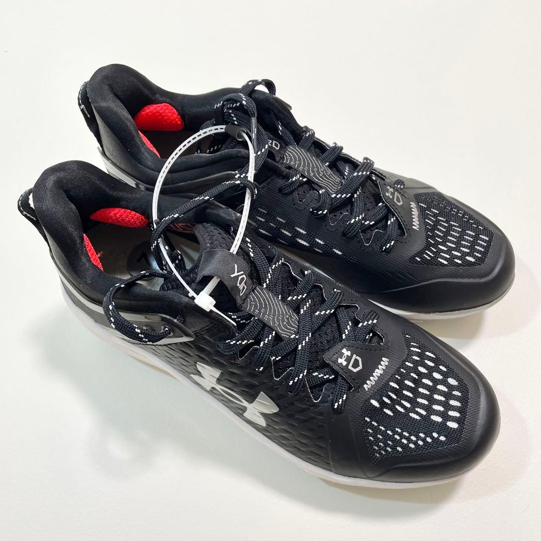 アンダーアーマー 野球 スパイク 25cm UA Yard Low MT 黒