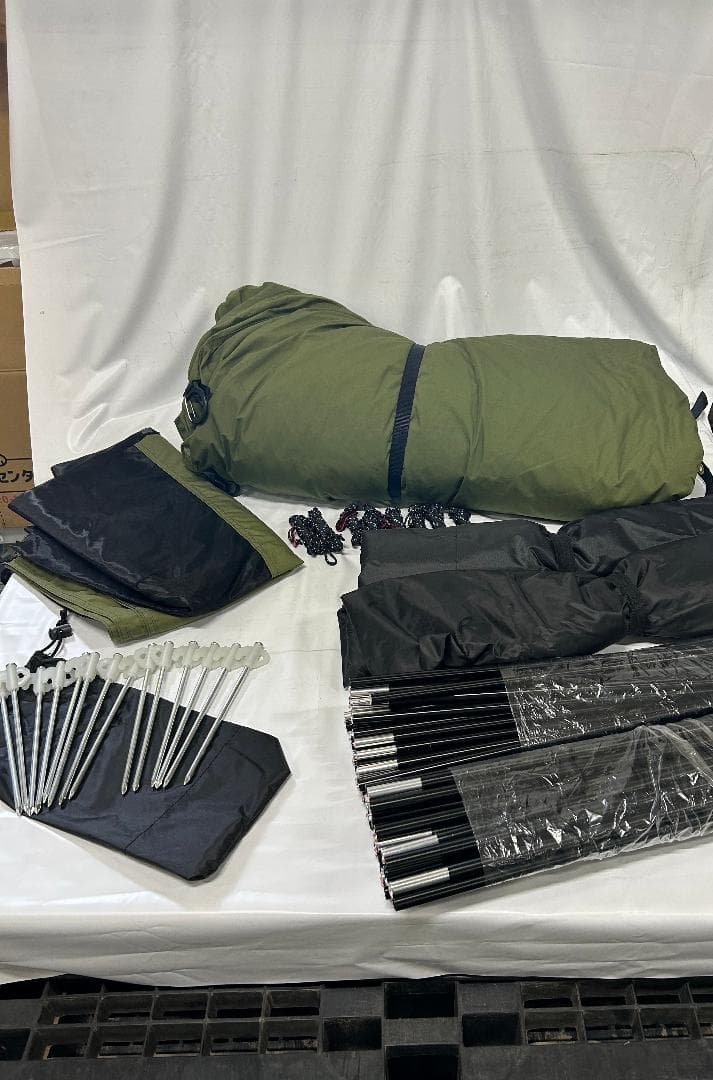 H-⑦【訳ありUSED】G-tent-M カーキ ドームテント