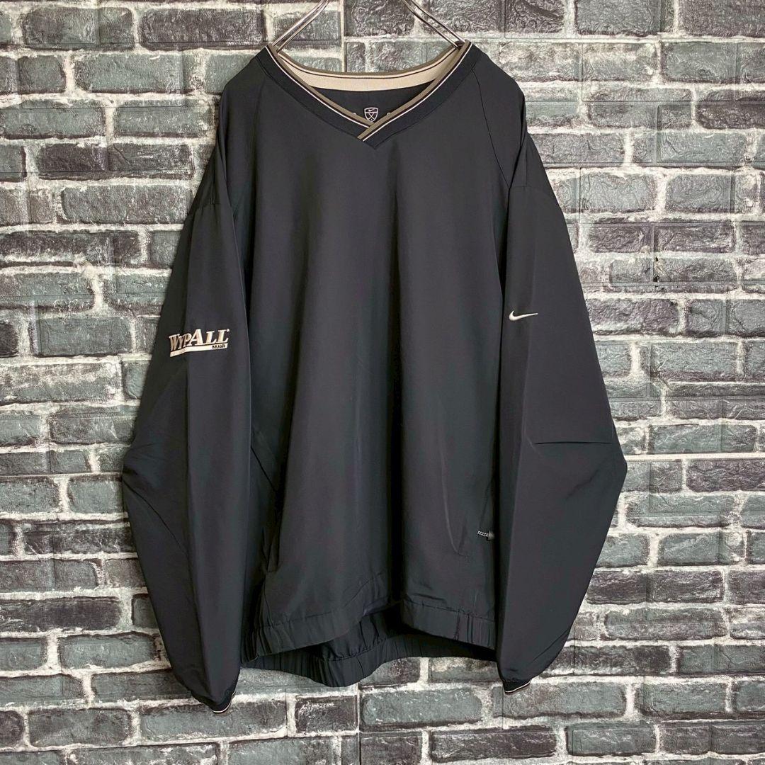 【古着】ナイキ NikeGOLF Vネック トレーナー WYPALL