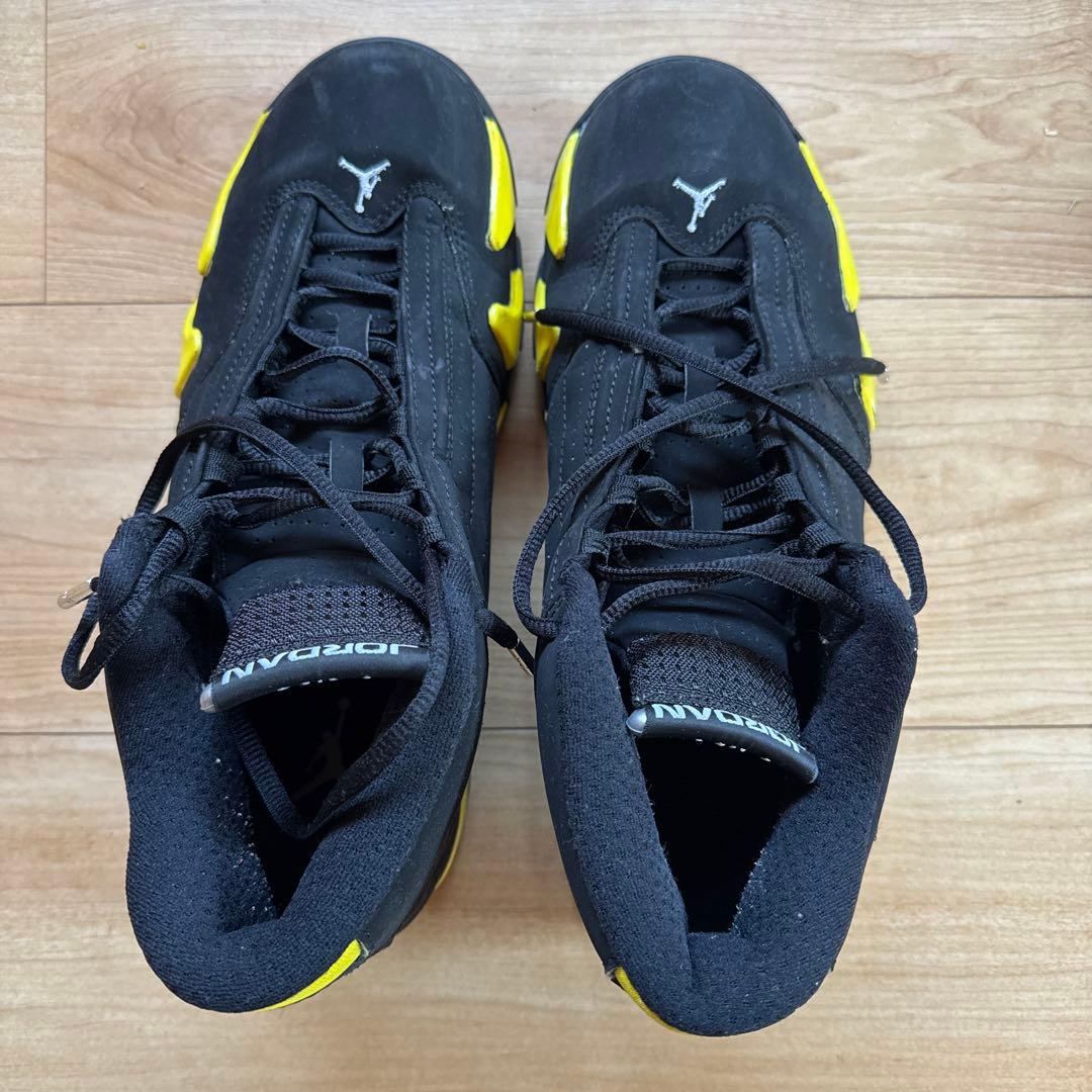 Jordan 14 ブラック/イエロー バスケットシューズ