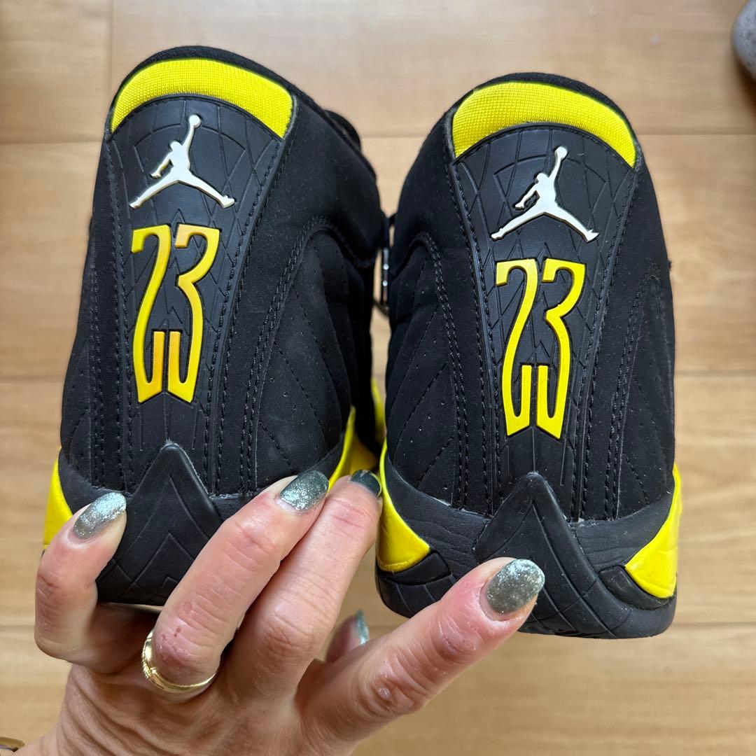 Jordan 14 ブラック/イエロー バスケットシューズ