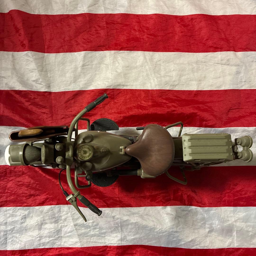 ハズブロ製1/6ハーレー・ダビッドソンWLA45&アメリカ陸軍伝令兵(訳あり品)