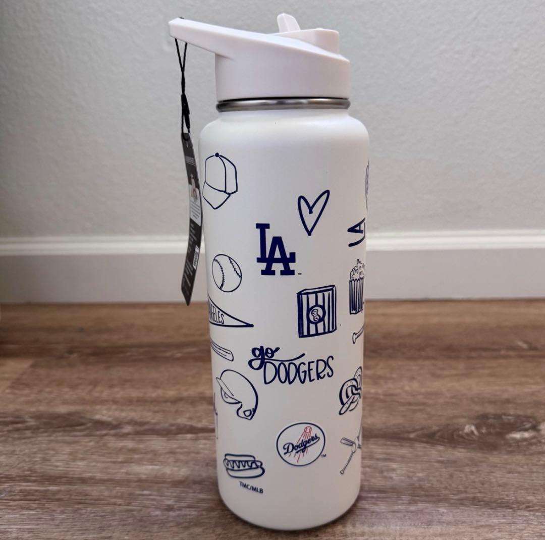 ロサンゼルス　ドジャース　タンブラー　ストロー　水筒　米国購入　新品