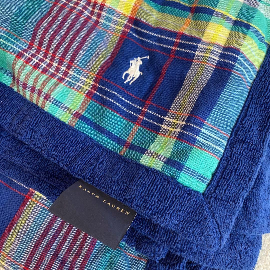 RALPH LAUREN　ラルフローレン ハーフケット　タオルケット　チェック